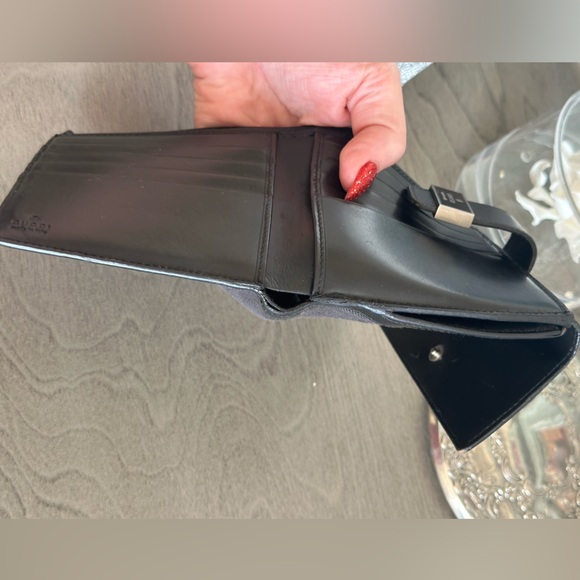 Gucci Black Leather Wallet UNISEX - Picture 12 of 17